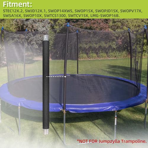 Image of Trampoline Poles Replacement for Skywalker Or Jumpzylla,Galvanized Trampoline Enclosure Pole for Skywalker or Jumpzylla,Replace Parts#4201 4202 4135 OR for Jumpzylla 8ft 10ft&12ft 14ft