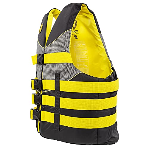 Image of Body Glove Adult PFD Life Vest. Durable Polymer Shell, Lightweight PE Foam, Oversized Armholes, 4 Heavy-Duty Adjustable Belts