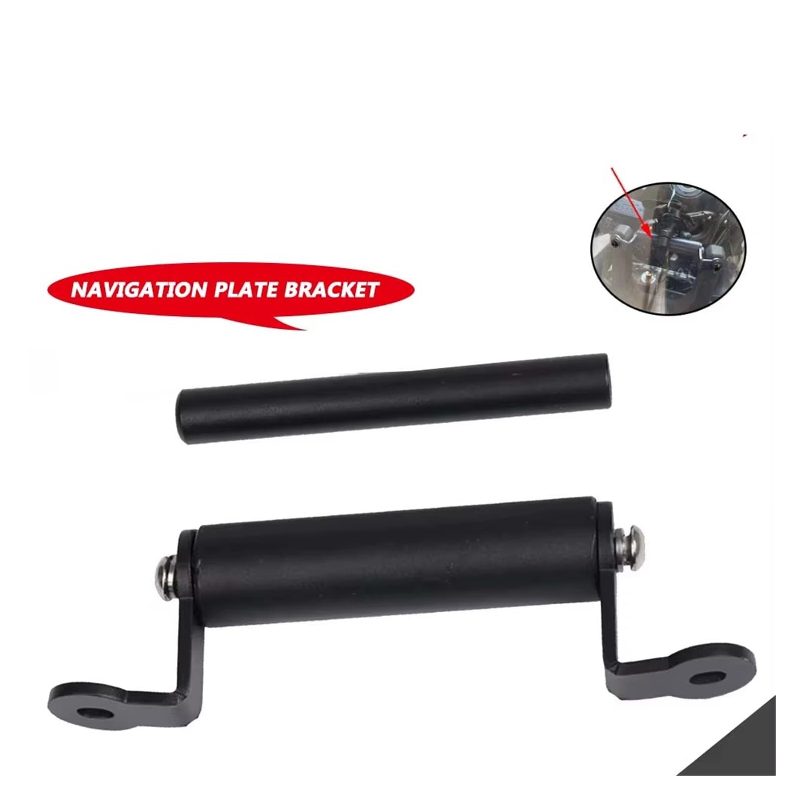 pour Yamaha pour Tracer 700 7 GT 7GT 2023 – 2025 Support De Plaque Navigation GPS pour Téléphone Moto Pare-Brise Support Guidon Moto GPS