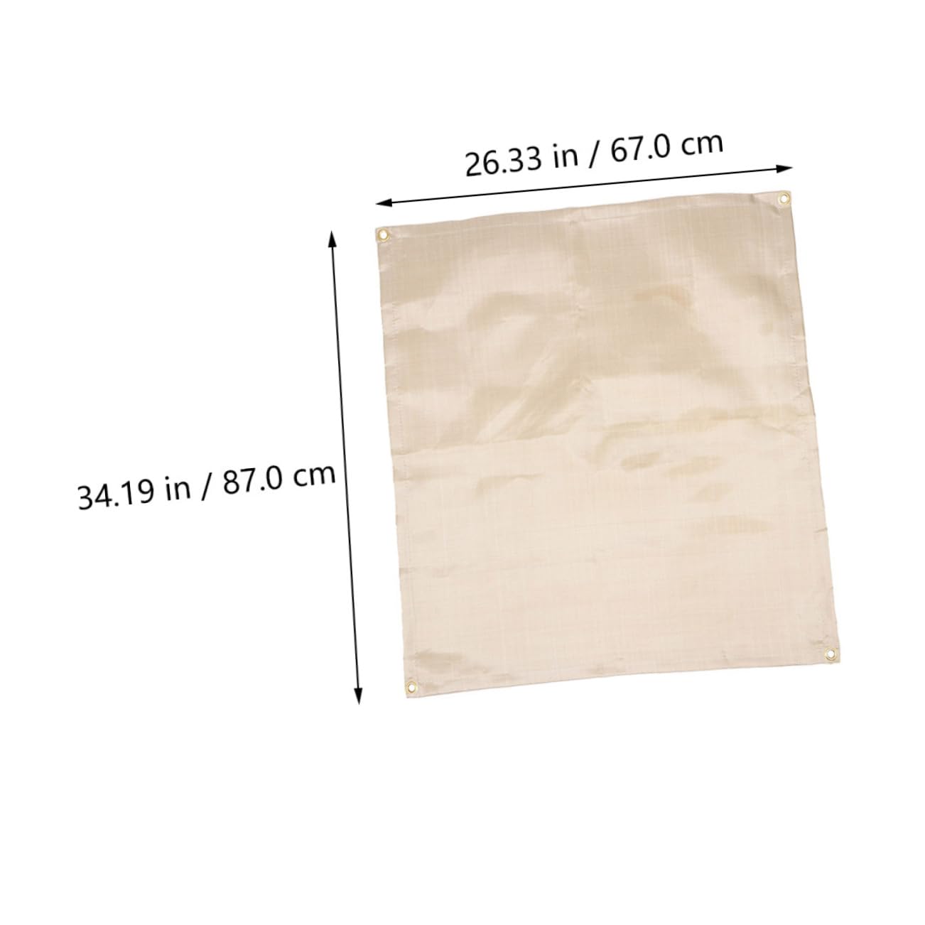 YARNOW Portable Fire Resistant Blanket Glass Fireproof Cover for Emergency Situations Heat Shield for Kitchen Camping Grill Car and Outdoor Protection