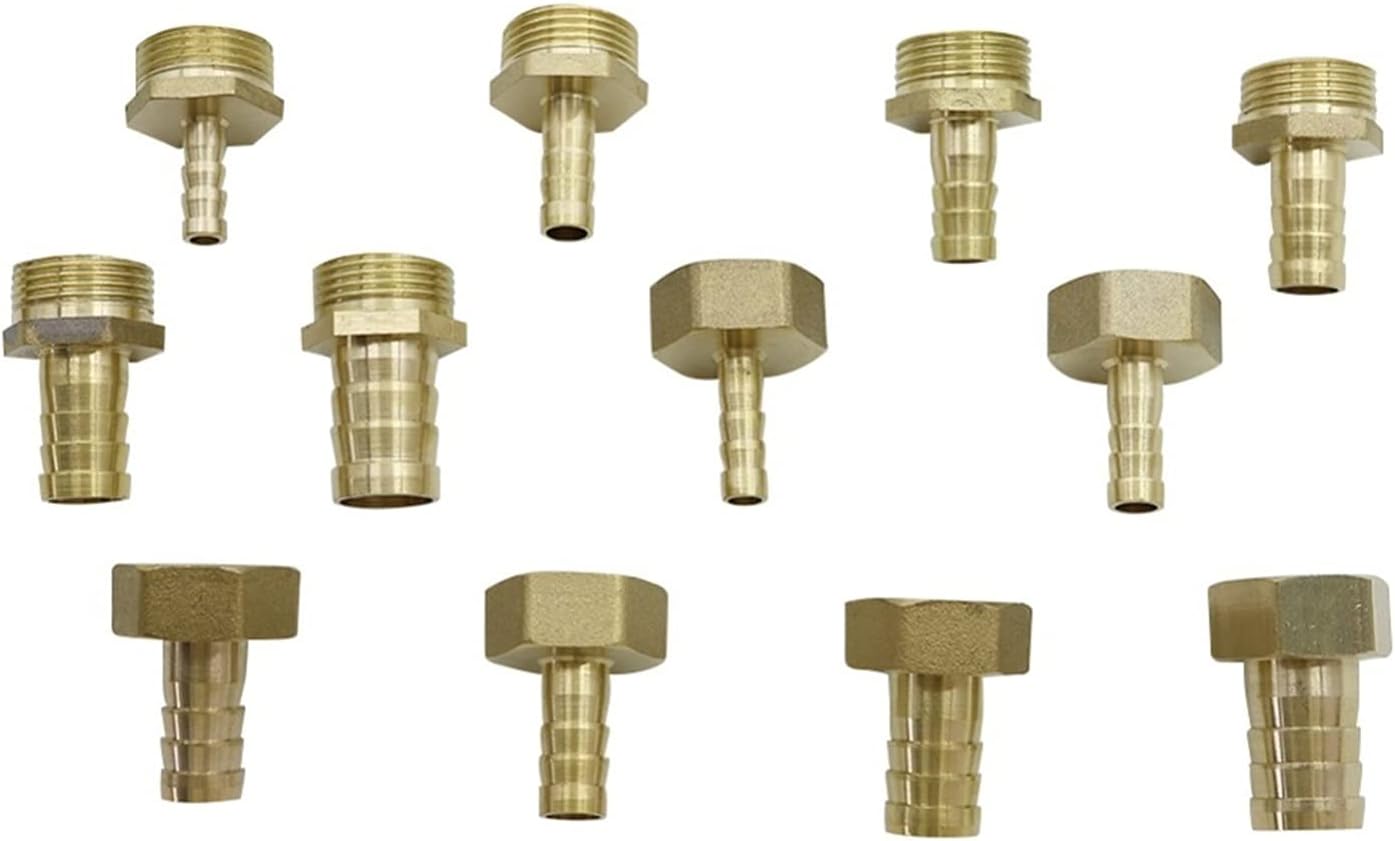 Garden Plumbing Hose Adapter 3/4" Threaded Connection 819mm Barb Pipe Joint