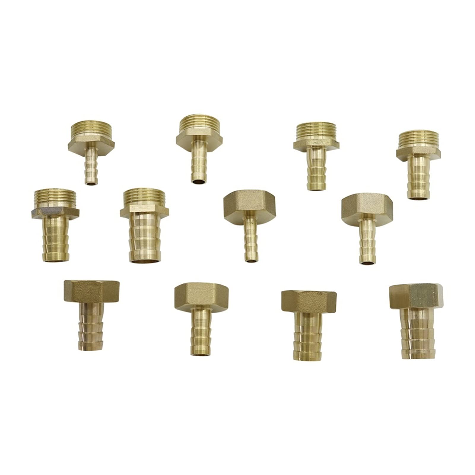Sprühwasseranschluss, 3/4 Zoll Gewindeanschluss, 8–19 mm Widerhaken, Rohrverbindung, Bewässerungsschlauchverbinder, Aquarium-Schlauchverbinder, 30 Stück