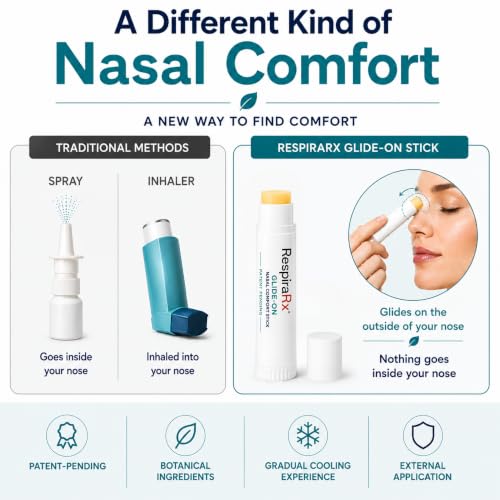 Image of Nasal Stick for Adults | Cooling Comfort | Easy-to-Use Pocket Size | Day & Night Use | Pack of 1