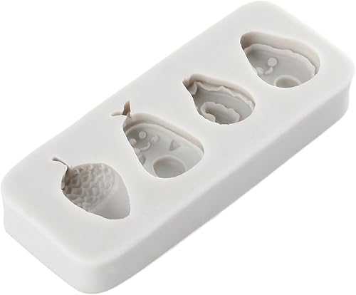 Miniatura 9 de Sijiangmold Moldes de silicona para fondant de silicona para verduras, frutas, chocolate, para decoración de pasteles, decoración de cupcakes, pasta