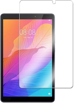 PCATEC Glass Film 9H Hardness Round Finish Shatterproof Durable 0.25mm Thin Anti-Fingerprint Bubble High Transmittance HUAWEI MatePad T8 8.0 MediaPad M5 Lite 8.0