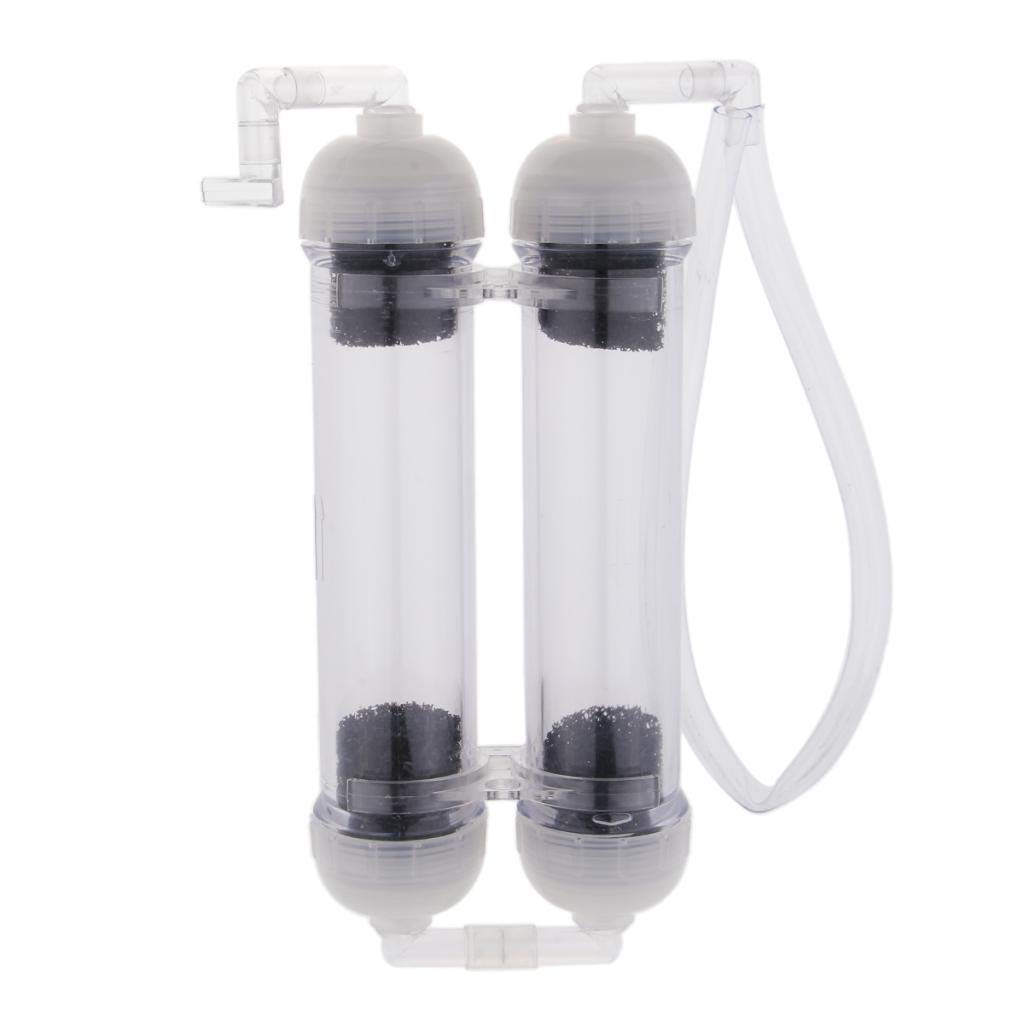 Filtre aquarium kowaku : 2 bouteilles de filtration de surface transparentes pour réservoir DIY