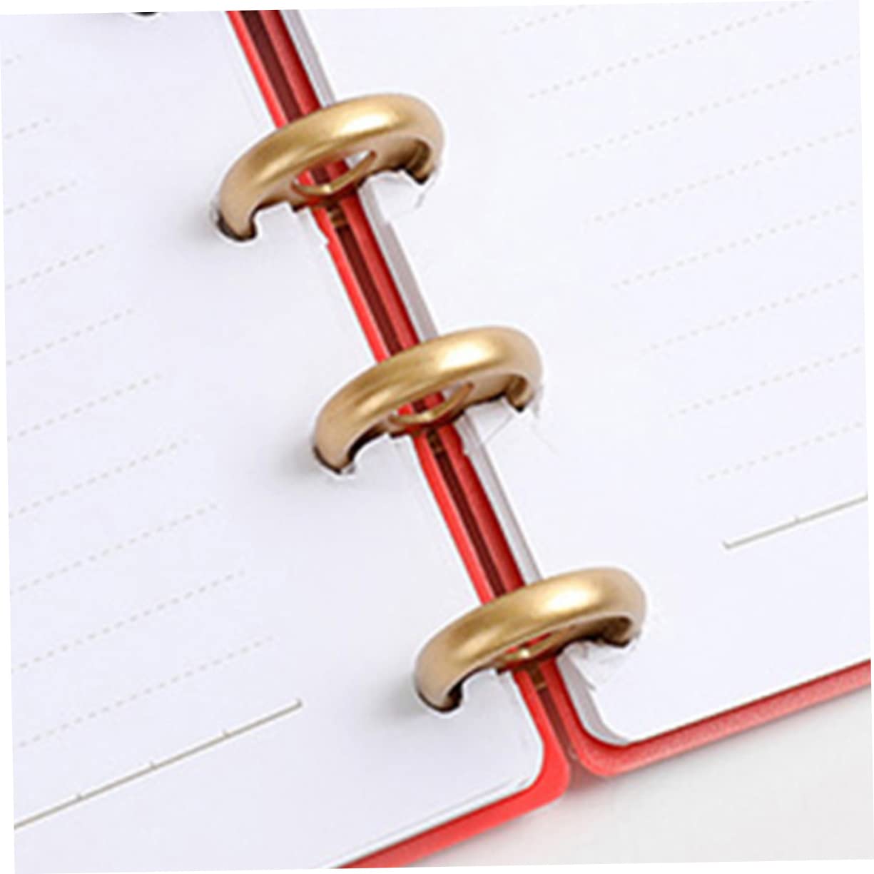 Tofficu 100pezzi Dischi Di Rilegatura Per Planner Dischi Per Taccuino Con Design Cuore Di Forniture Per Rilegatura Leggere e Portatili Perfetti Per Scrapbooking e Decorazioni