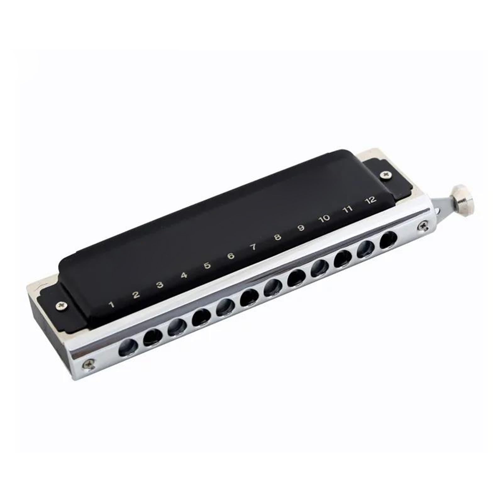 Harmonica Blues Harmonica Chromatique 12 Trous 48 Tons Clé De C | Harmonica chromatique 12 trous 48 tons clé de C pour joueur professionnel débutant