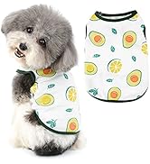 Ranphy Small Dog Clothes for Boy Girl Pet Shirt Puppy Cat Cotton Vest Doggy Tank Top Doggie Breat...