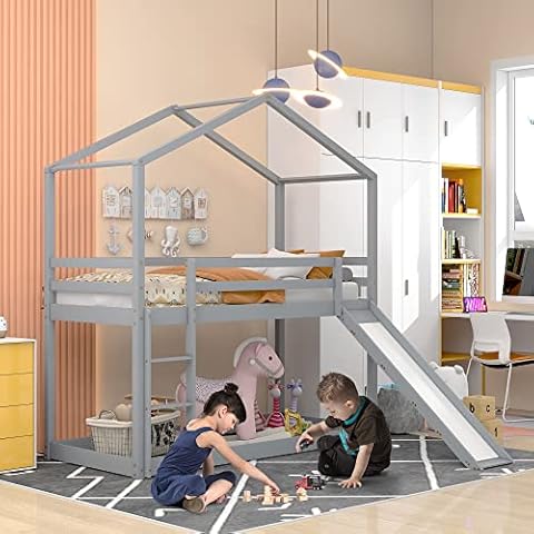Kinderbett Etagenbett 90x200, Hochbett Kinder Cover