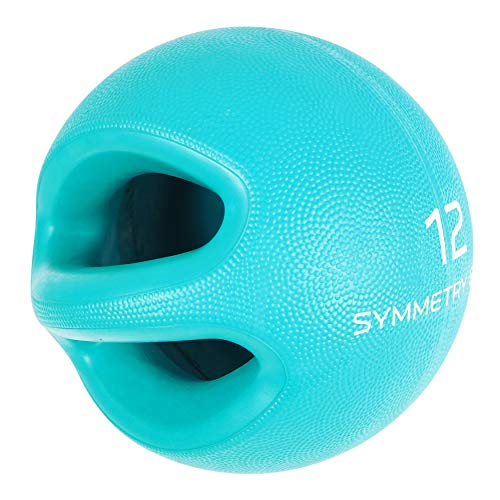 Smart Body Symmetry Ball - Patented Dual Handled Medicine Ball for Core Strength