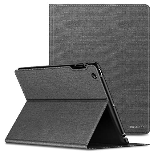INFILAND iPad 2/3/4 Hülle,Slim Ultraleicht Halten Sie vorne Schutzhülle Cover mit Auto Schlaf/Wach Funktion für Apple iPad 2 / iPad 3 / iPad 4 Retina,Grau