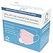 Litepak 125-Pack Disposable Face Mask Premium Comfort Earloops with Dispenser Box (Pink)