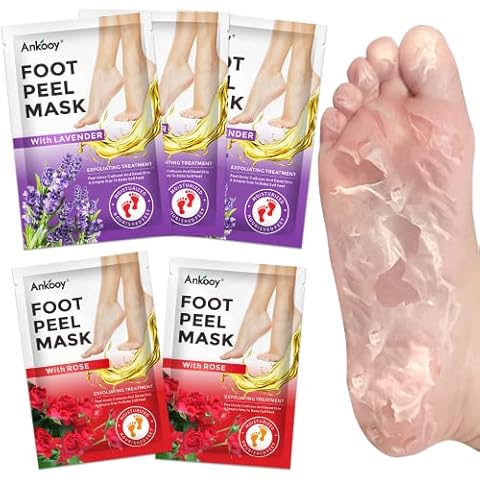 ANKOOY 5 Pack Foot Peel Mask Cover