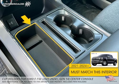 Portavasos para Ford F-150 Consola Frontal miniatura 3