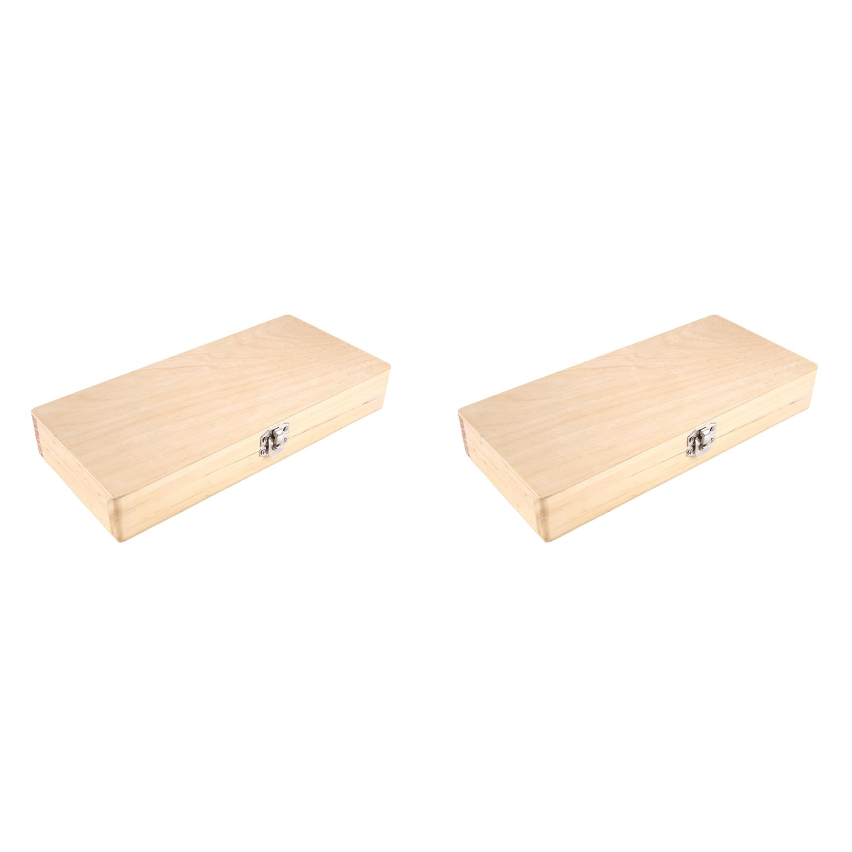 Hndhbfgrt 2X Wooden Slide Storage Box, Holds 50 Slides, Microscope Slide Box