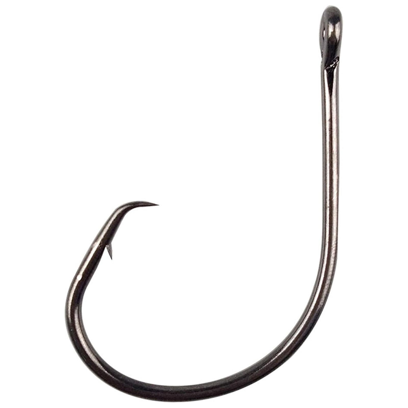 JSHANMEI Ultra Point Demon Circle Fishing Hooks Extra Strong Sharp Sport Circle Fishing Hooks with Kirbed Point Pack of 100 (5/0-100 Pieces)
