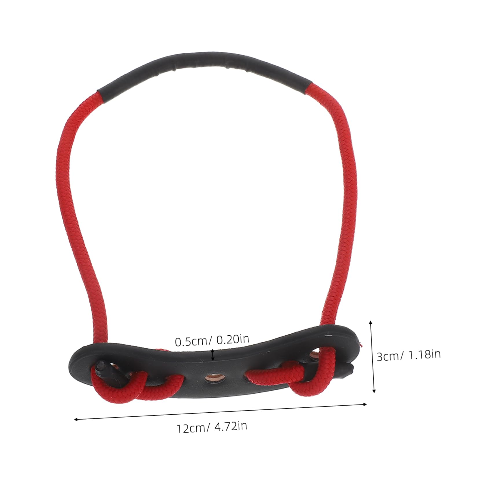 TOYANDONA Adjustable Wrist Sling Durable PU Material for Enhanced Shooting Accuracy Non Slip Grip Accessory for Beginners Professionals Braided Cord