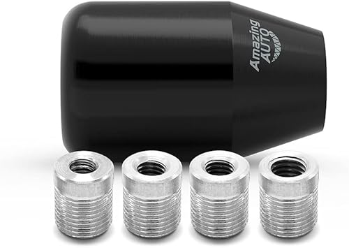 Miniatura 5 de (Negro) Palanca de cambios automática manual con peso de 5 velocidades, compatible con automóviles manuales, la mayoría de los automóviles