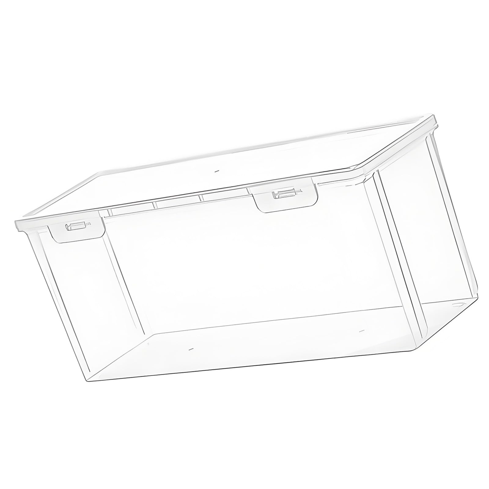 Kitchen Bread Container with Lidded Cover for Buns Snacks Counter Shelf Refrigerator Household Organization Daily Storage Bread Keeper Pastry Organizer Loaf Container Countertop Bin Refrigerator Case