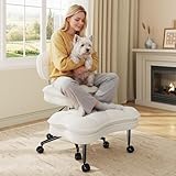 DurayLoly Ergonomic Cross Legged Chair 360° Swivel Meditation Chair with...