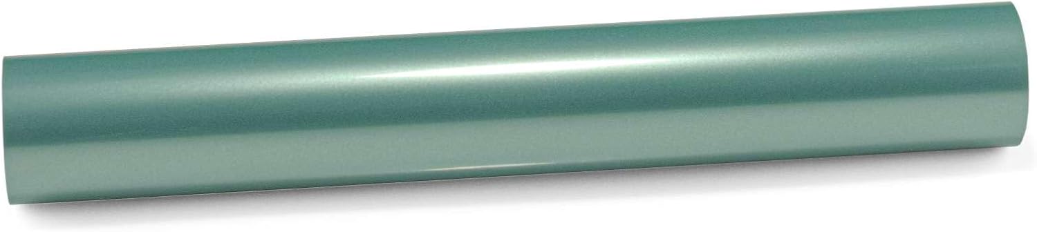 5FTx6FT PET Super Gloss Metallic Verde Green High Glossy Vinyl Wrap Auto Car Sticker Decal Film Sheet Bubble Free Air Release Technology with Tool Set