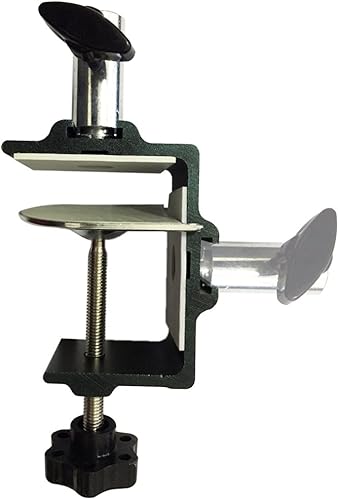 Resistente Abrazadera de mesa de metal bidireccional, soporte para micrófono, soporte de lámpara de escritorio, soporte para tableta, abrazadera de