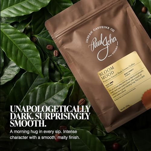 Image of Paul John Caffeine | Bloom Mood | 100% Arabica | Dark Roast | Espresso Machine | 250g
