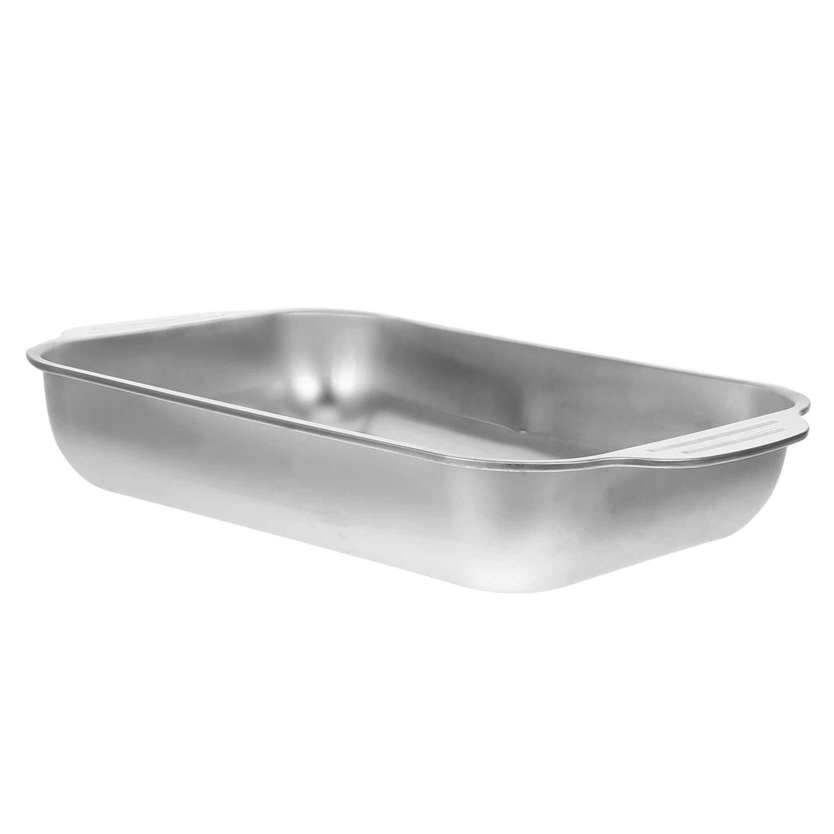 JECOMPRIS Deep Rectangular Roasting Pan for Induction Griddle Splashproof Design for Bbq Family Gatherings for Oven Cooking Creative Meals