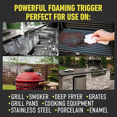 CLR Clean & Ready Grill, BBQ Grill Cleaner, 26 Ounce Spray Bottle, PB-BBQ-26