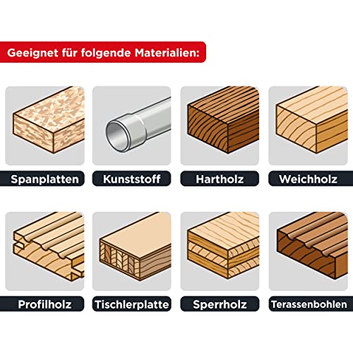kwb Kreissägeblatt 156 x 12,75 mm, leichtgängig, speziell für Akkumaschinen, Sägeblatt geeignet für Weich- und Hartholz… – Ansicht 4