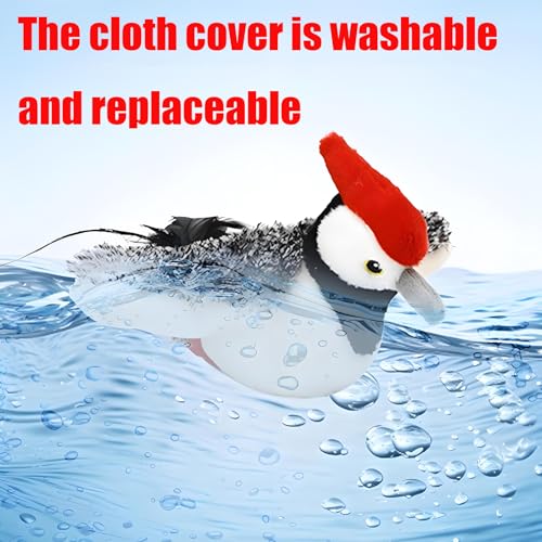 Image of Yewmow Interactive Chirping Bird Cat Toy,2026 Upgrade Flapping Bird Cat Toys,Simulated Chirping Bird Cat Toys,Cat Stimulation Toys for Indoor Cats(Woodpecker 1pcs)