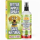 Bodhi Dog Bitter Apple No Chew Spray - Natural Training Aid for Dogs & Puppies - Discourages Pet from Chewing and Biting on Furniture, Shoes, Plants & More - Safe, Humane - Made in USA (8 Fl Oz)