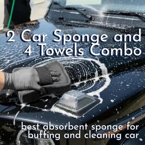 Nankoyal Toallas de Secado de Lavado de Coche, Forro Polar Coral de Doble Cara, paños de Microfibra para el Cuidado Exterior del Coche, para el hogar, Taller, Pintura Exterior, Puerta, camión - imagen 2