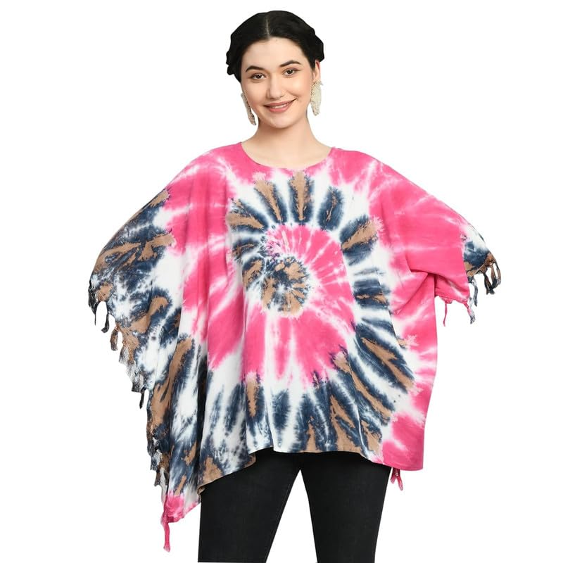 cigain Women's Short Dashiki Print Kaftan Dress Beach Wear Kimono Nighty-picture-47