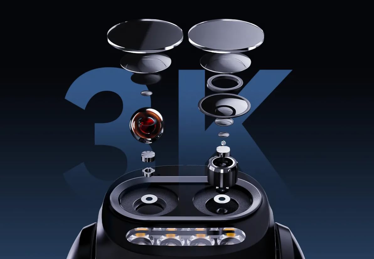Generico Telecamera Cruiser Z Wireless IP 5MP 3K Full Color 2.8mm + 12mm PTZ e WI-FI - IPC-S7DP-5M0WEZ