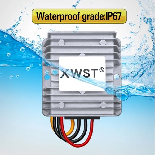 Convertisseur élévateur de tension 12V 27V étanche avec boîtier alu 12A stable - 7