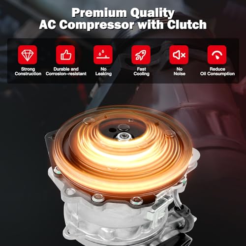 Image of CCIYU AC Compressor w /Clutch for Dodge Durango 4.7L 2000-2001