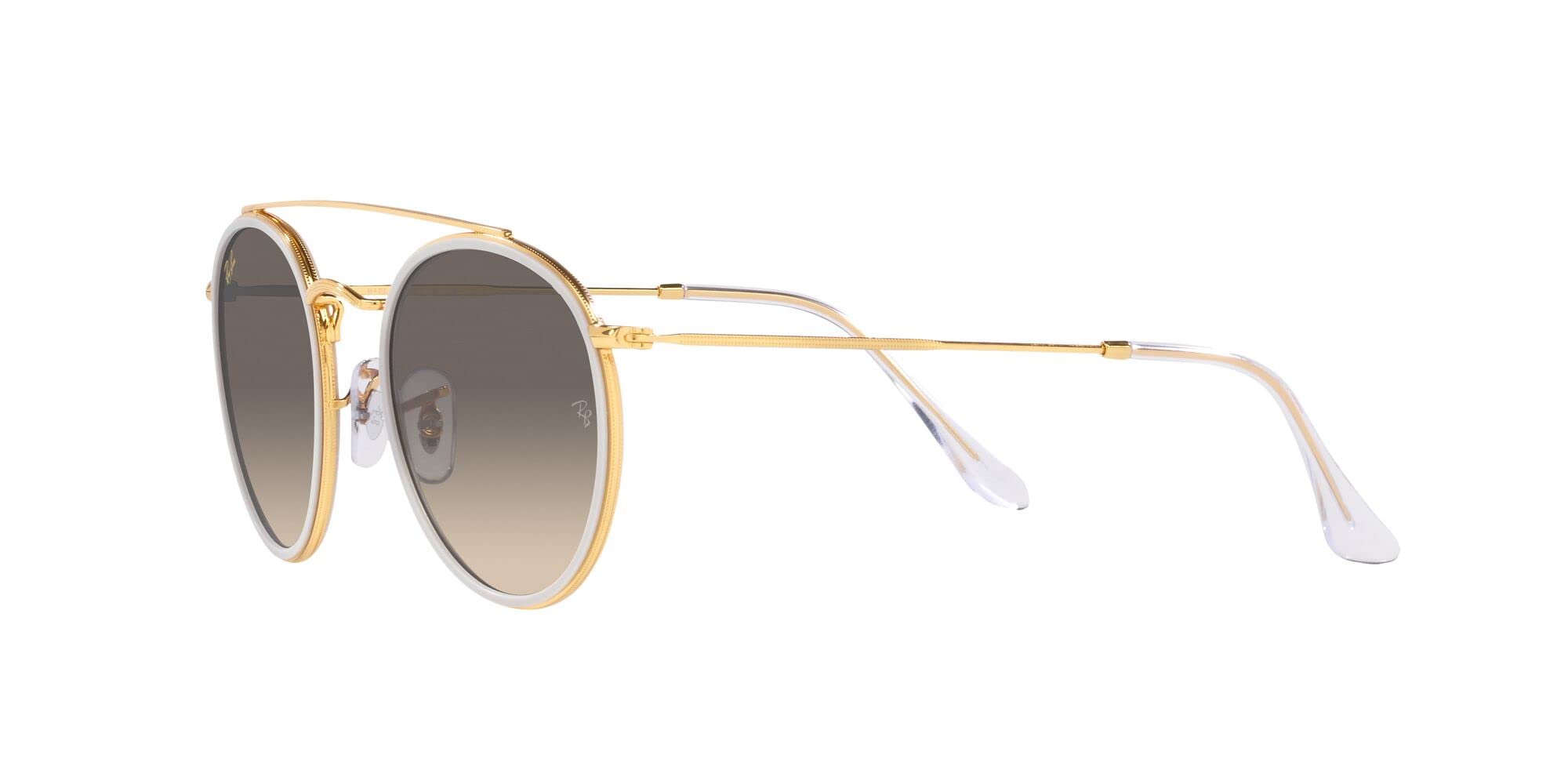 Ray-Ban Double BRIDGE RB 3647N Legend Gold/Grey Shaded 51/22/145 okulary przeciwsłoneczne unisex, Legend Gold, 51 mm