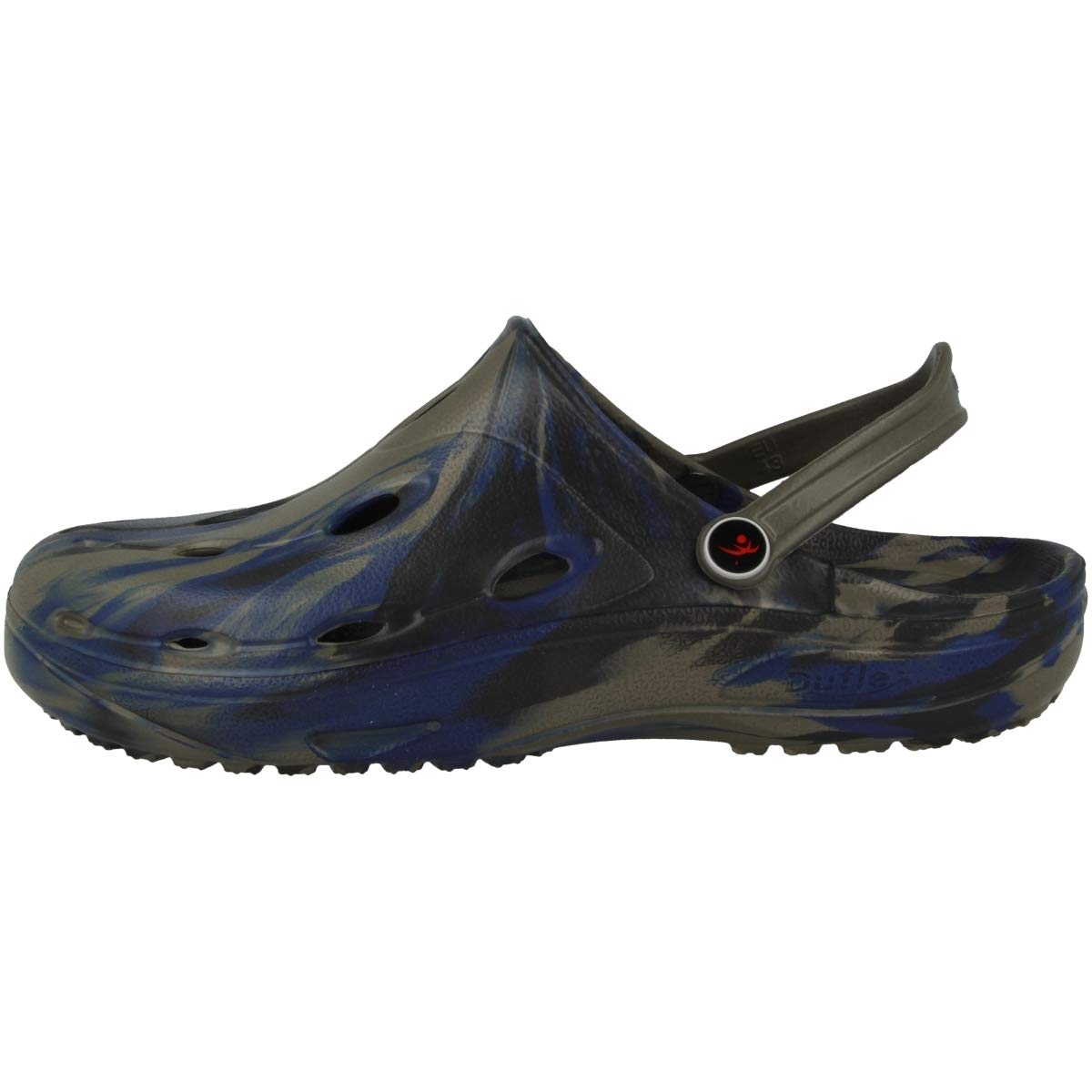 Chung Shi Unisex Dux Clogs, Khaki/Navy/Black, 6/7 UK