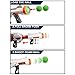 Exercise N Play 2 PCS Power Gun Dual Battle Pack Foam Ball Air Powered Shooter Toy Guns for Kids Role Playing with Their Family Members or Partners