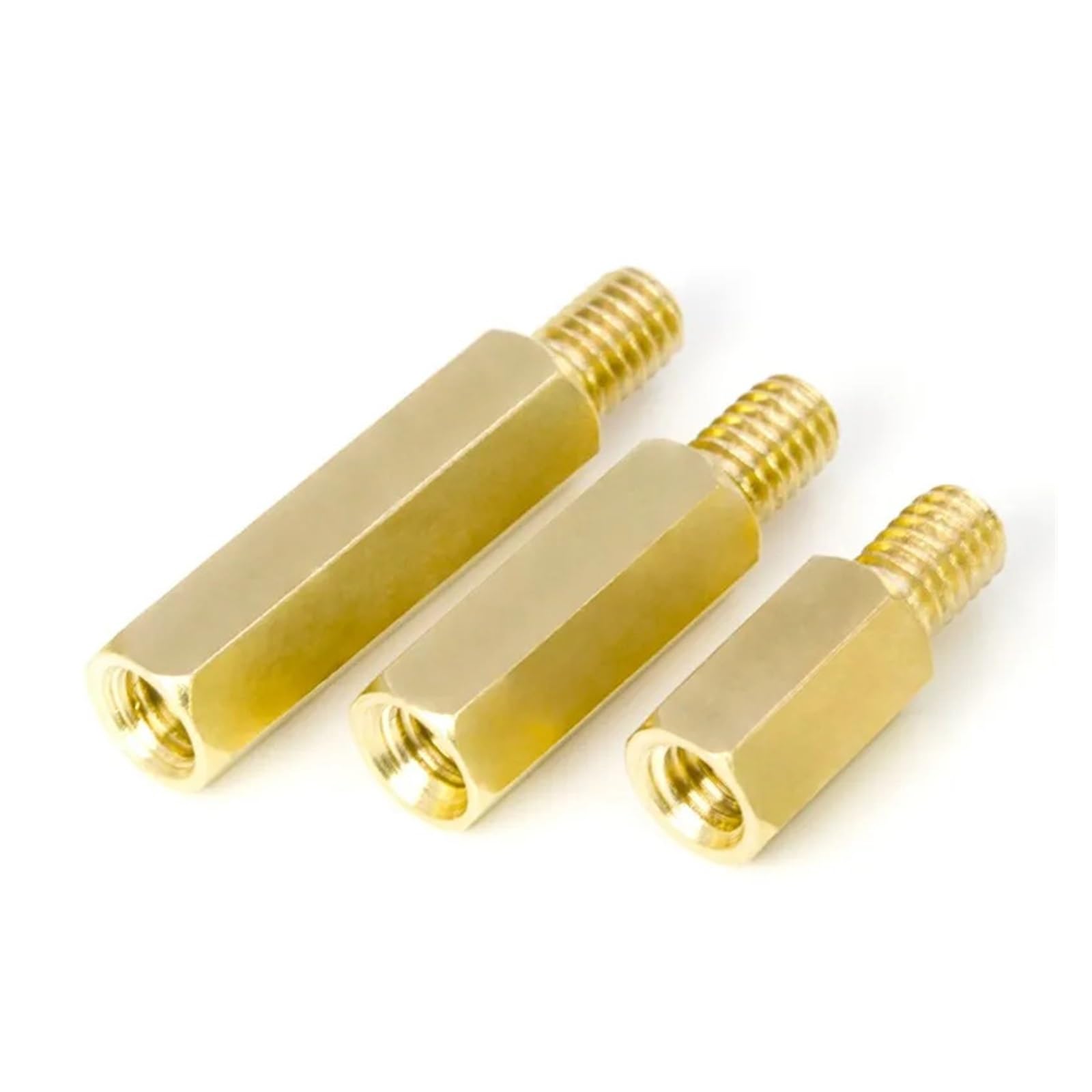 Śruby śrubowe M6 sześciokątny mosiężny dystans dystansowy, filar śrubowy, płyta główna komputera PCB, dystans dystansowy(M6x90x8 2pcs)