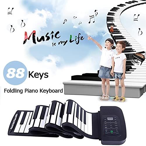 KEMNGO Piano de Studio, Piano Enroulable Portable à 88 Touches, Clavier de Piano MIDI Bluetooth Flexible for Enfants… - Les Beatles, Paul McCartney, John Lennon, RIngo Starr, George Harrison KEMNGO Piano de Studio, Piano Enroulable Portable à 88 Touches, Clavier de Piano MIDI Bluetooth Flexible for Enfants… – Image 3