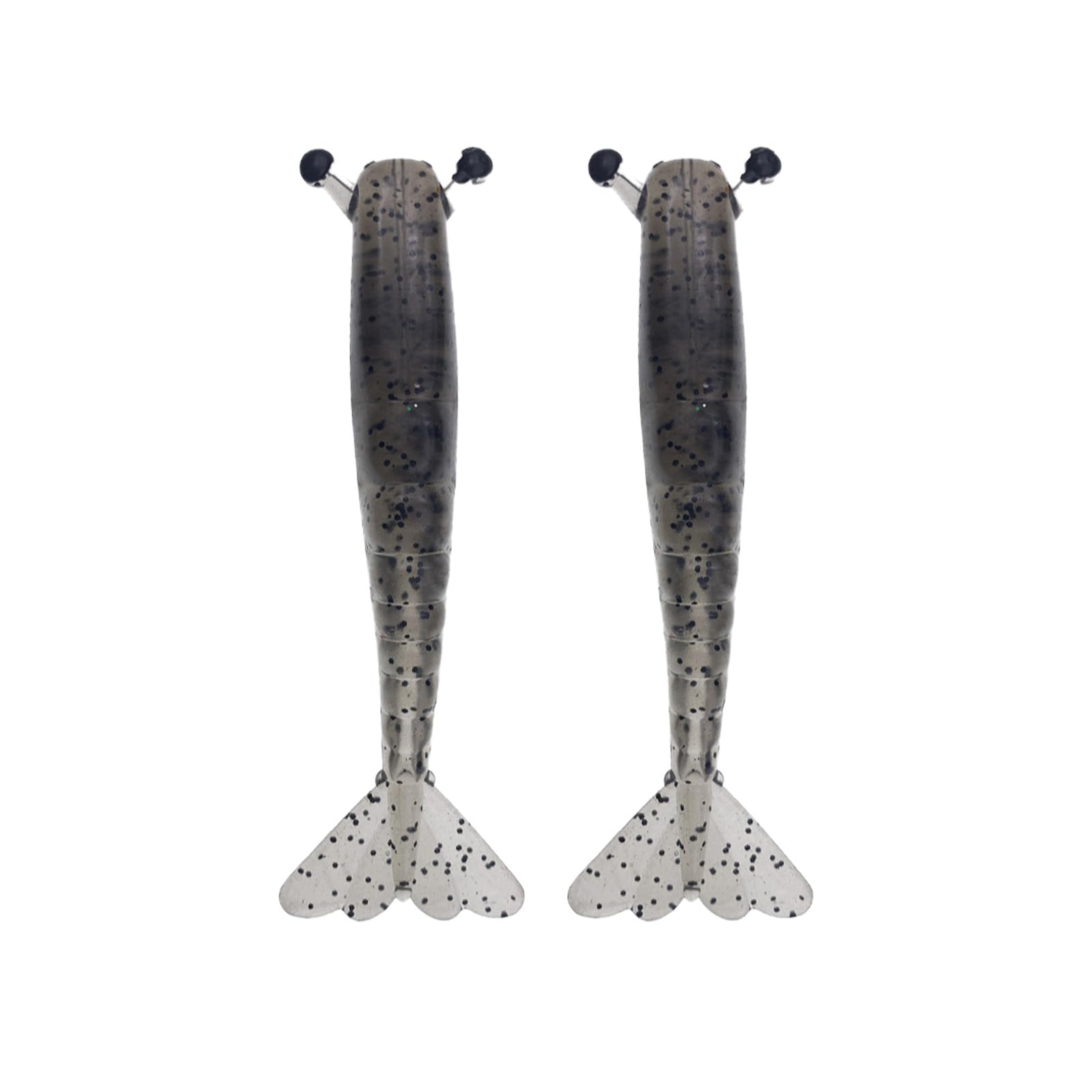 Tsophreniq 2pcs Fishing Baits Lure 9.5cm / 11.5cm 6g / 10g Silicone Shrimp Lures Artificial Swimbait Fishing Accessories Silicone Baits Saltwater Tackle