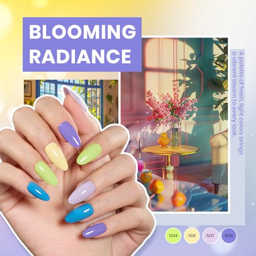 Image of Beetles Gel Nail Polish Kit with U V Light - 55 Colors Gel Polish 80 Pcs Nail Kits with Base & Glossy Top Coat Soak Off DIY Salon at Home Beginner-friendly Nails Stuff Gifts for Women Girls