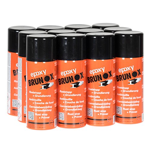 12 x 400ml Brunox Epoxy Rostumwandler Rostschutz Grundierung Anti Rost