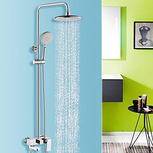 Robinet 304 rétro pour douche et baignoire en cuivre avec douchette pratique