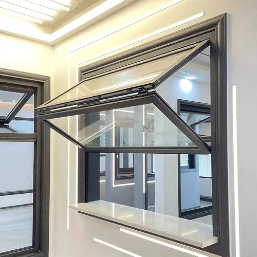 Ventanas plegables para cobertizos con ventilación empotrada y marco de aluminio robusto 2
