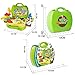 Deardeer Kids Play Dough Dinosaur Play Set 26 Pcs Pretend Play Toy Kit with Dough and Moulds in a Portable Case