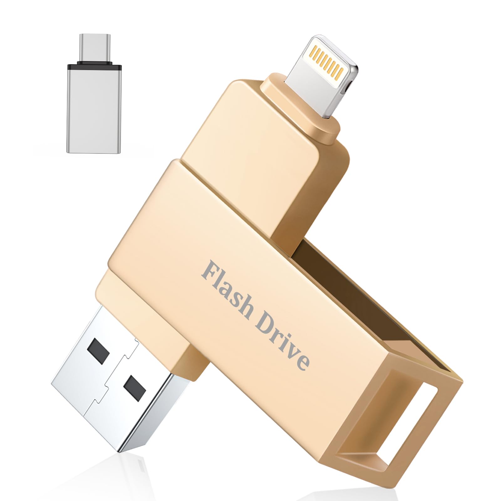 Amazon.co.jp: Vackiit 【MFi認証取得】iPhone用USBメモリー 128GB USB